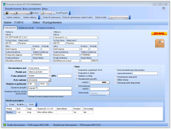 Spedycja - karta przesyłki